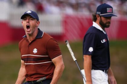 Europe holds record lead over U.S. heading into final day of Ryder Cup