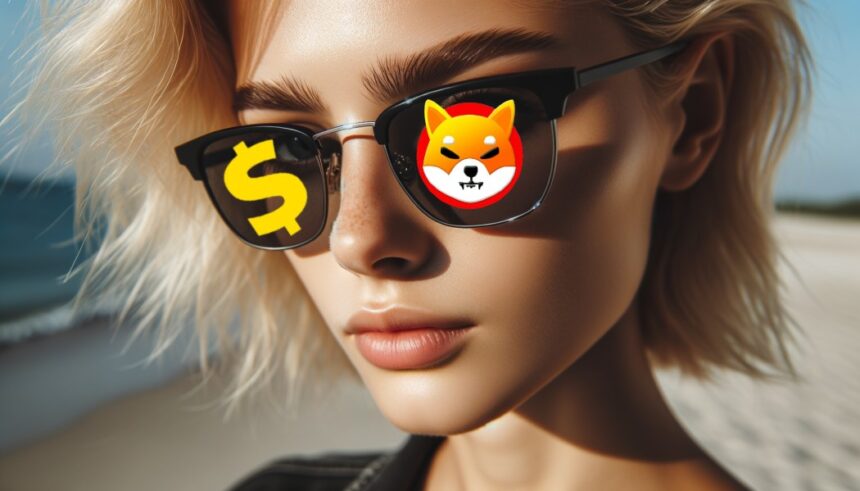 shiba inu sunglasses shib dollar rich money