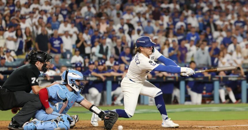 Dodgers hangover leads to giant headache of a World Series Game 4 loss to Blue Jays