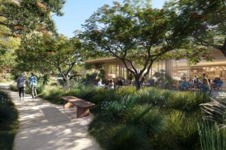 This Beverly Hills haven for the rich has a floating garden for the public. Here’s a sneak peek