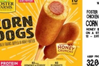 Foster Poultry Farms recalls 4 million pounds of chicken corn dogs after wood found in batter