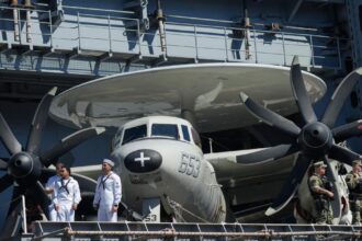 Amid a government shutdown, Trump joins Navy's anniversary celebration